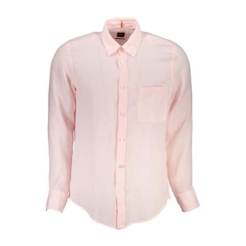 Hugo Boss Polo Shirts Pink, Herr