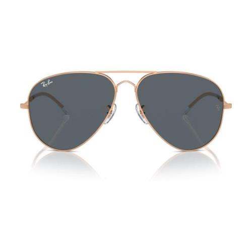 Ray-Ban Stiliga Aviator solglasögon med blå linser Yellow, Unisex