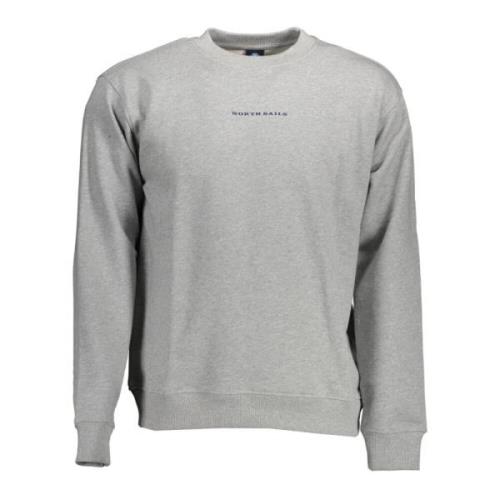 North Sails Gray Cotton Sweater Gray, Herr