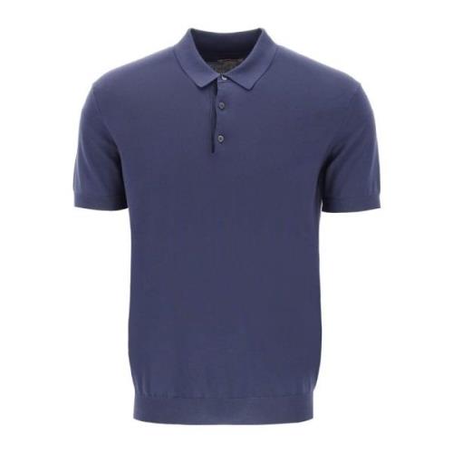 Baracuta Polo Shirts Blue, Herr