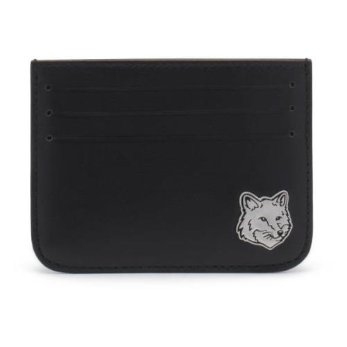 Maison Kitsuné Wallets Cardholders Black, Herr