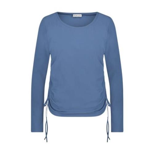 Jane Lushka Long Sleeve Tops Blue, Dam