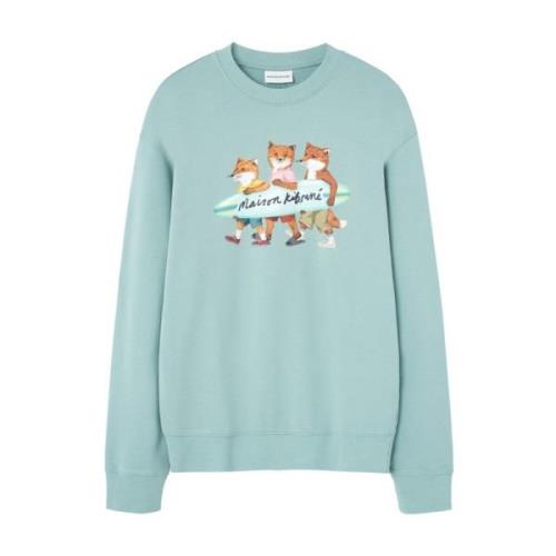 Maison Kitsuné Räv Surftröja Blue, Herr