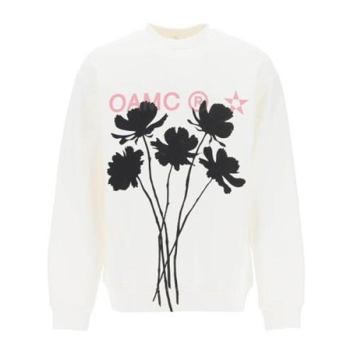 Oamc Sweatshirts White, Herr