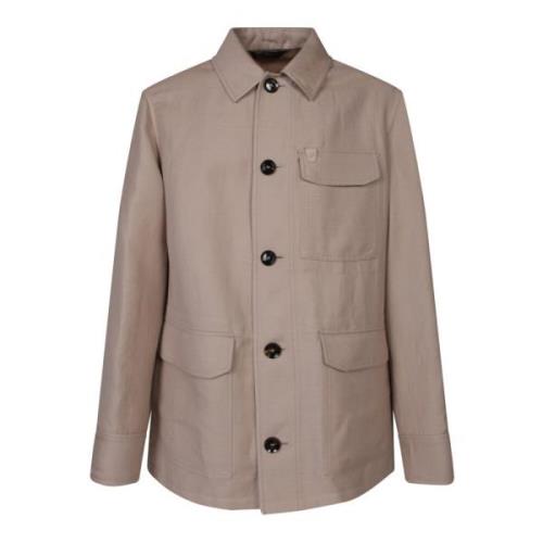 Brioni Light Jackets Beige, Herr