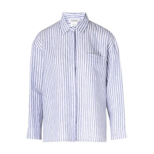 Max Mara Casual Shirts Blue, Dam