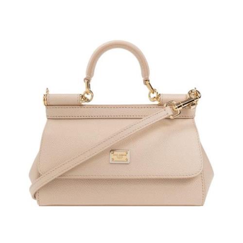 Dolce & Gabbana ‘Sicily’ axelväska Beige, Dam