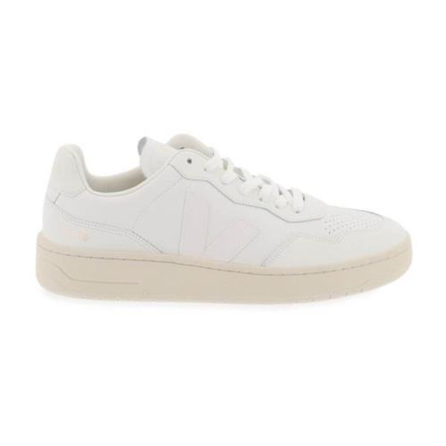 Veja Traced Leather Sneakers White, Dam