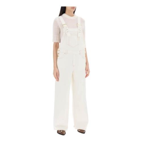 Ganni Jumpsuits White, Dam