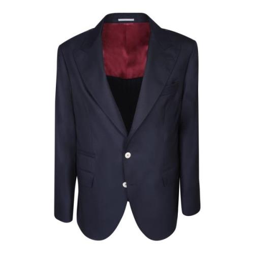 Brunello Cucinelli Blazers Blue, Herr