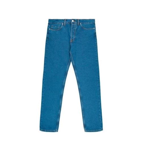 Ateliers de Nîmes Rak skuren jeans - Blå Blue, Herr