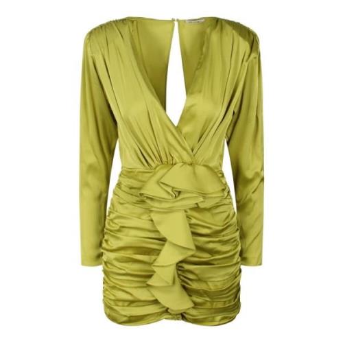 The New Arrivals Ilkyaz Ozel Short Dresses Green, Dam