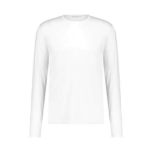 Stefan Brandt Long Sleeve Tops White, Herr