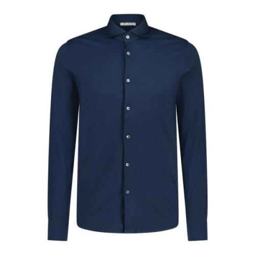 Stefan Brandt Casual Shirts Blue, Herr