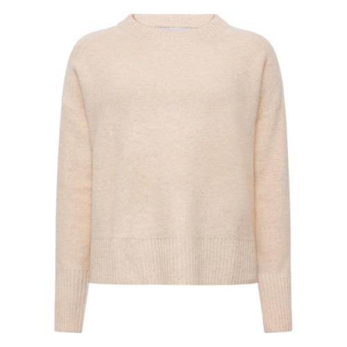 Emerson Renaldi Round-neck Knitwear Beige, Dam