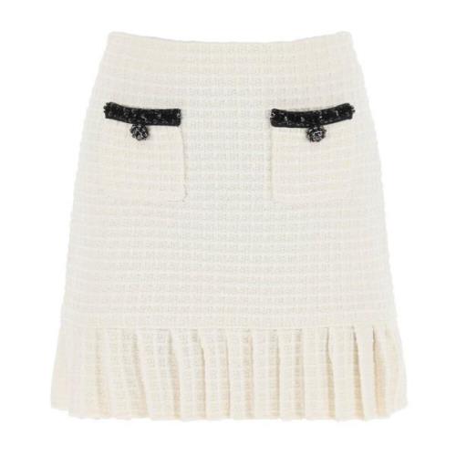 Self Portrait Short Skirts White, Dam