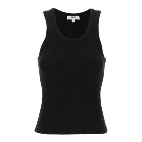 Agolde Sleeveless Tops Black, Dam