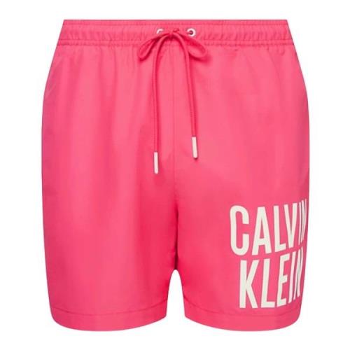 Calvin Klein Rosa badshorts med dragsko Pink, Herr