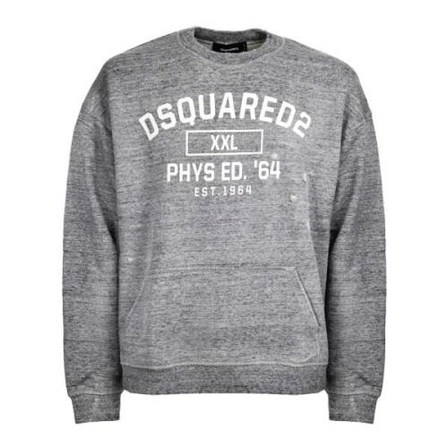 Dsquared2 Sweatshirts Gray, Herr