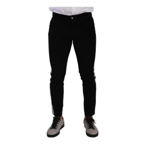 Dolce & Gabbana Slim-fit Trousers Black, Herr