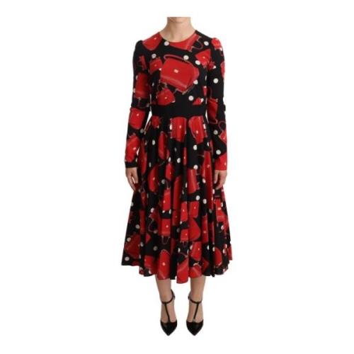 Dolce & Gabbana Midi Dresses Multicolor, Dam