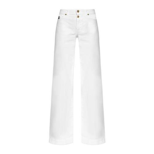 Versace Jeans Couture Jeans med logotyp White, Dam