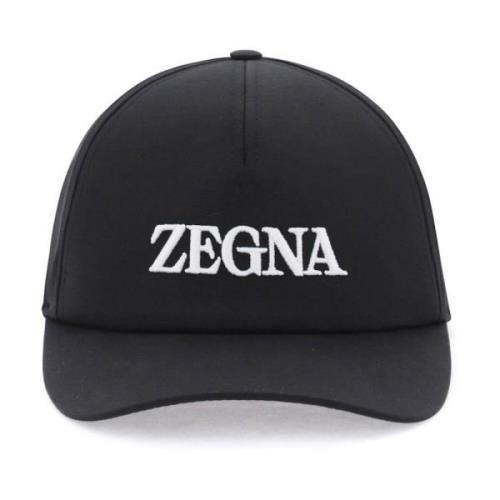Ermenegildo Zegna Caps Black, Herr