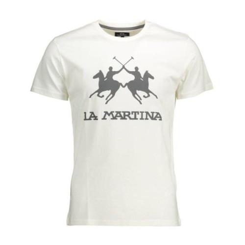 La Martina T-Shirts White, Herr