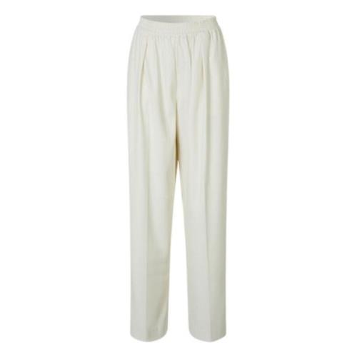 Samsøe Samsøe Trousers White, Dam