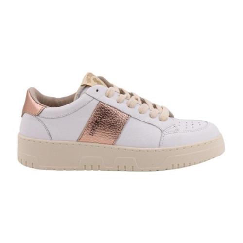 Saint Sneakers Laminerade lädersneakers White, Dam