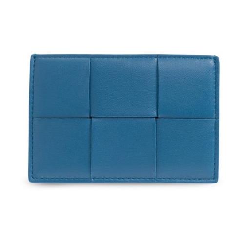 Bottega Veneta Läderkorthållare Blue, Dam