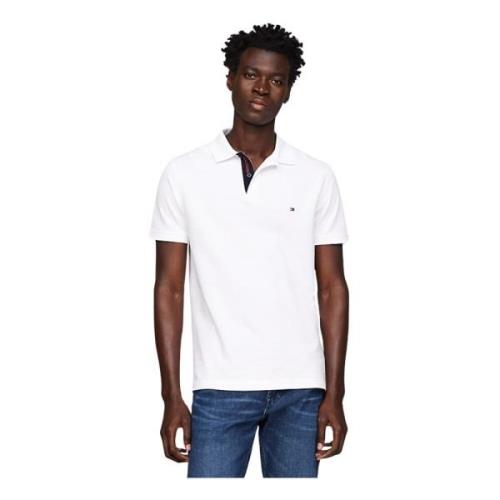 Tommy Hilfiger Vit Polo Skjorta Regular Fit White, Herr