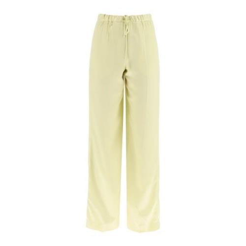 Jil Sander Straight Trousers Yellow, Dam