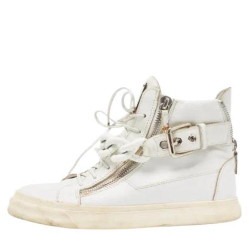 Giuseppe Zanotti Pre-owned Pre-owned Laeder sneakers White, Herr