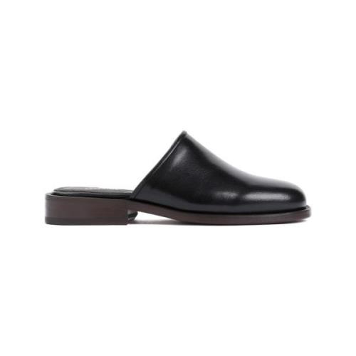 Lemaire Square Mule Bk999 Svart Black, Dam