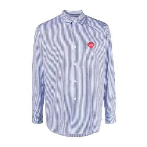 Comme des Garçons Casual Shirts Blue, Herr