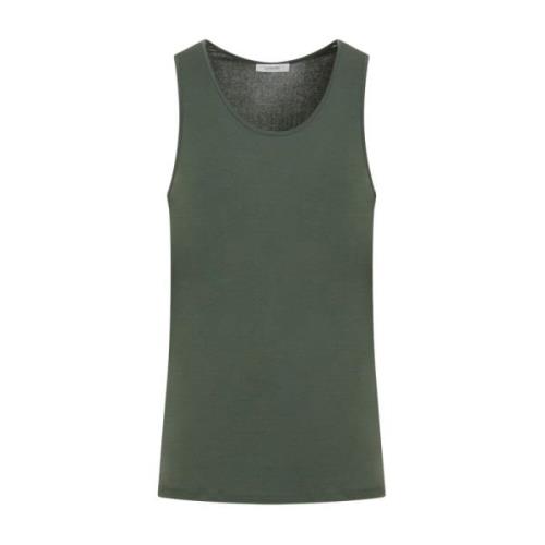 Lemaire Rib Tank Top i Smoky Green Green, Herr