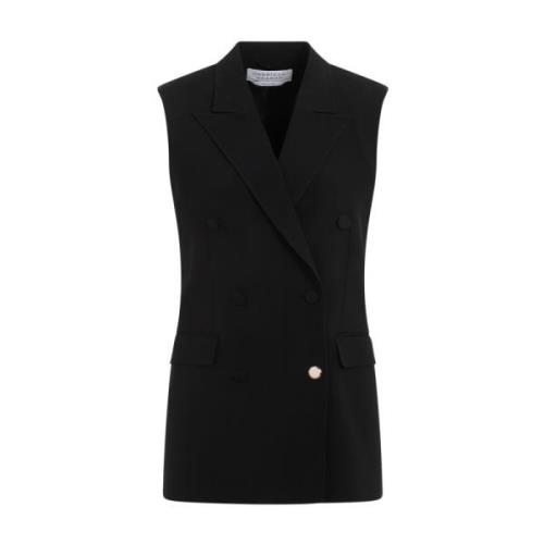 Gabriela Hearst Mayte Vest i Svart Black, Dam