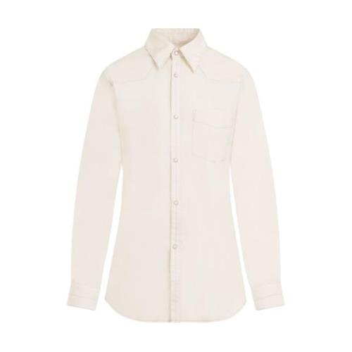 Lemaire Shirts Beige, Dam