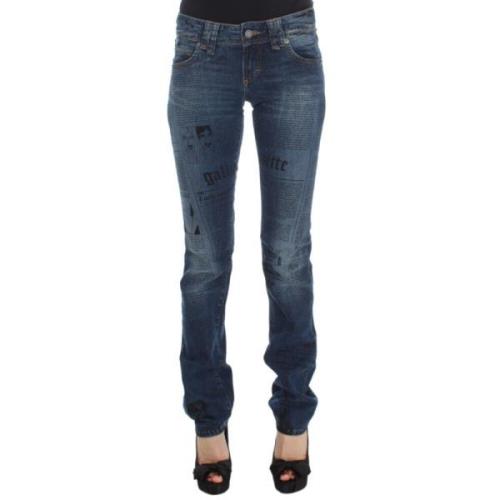 John Galliano Slim-fit Jeans Blue, Dam
