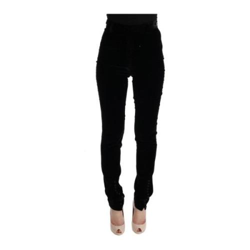 Ermanno Scervino Slim-fit Trousers Black, Dam