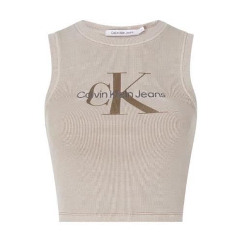 Calvin Klein Tops Beige, Dam