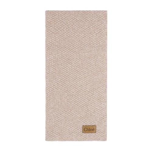 Chloé Winter Scarves Beige, Dam