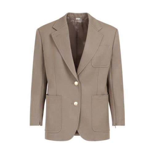 Gucci Blazers Beige, Dam