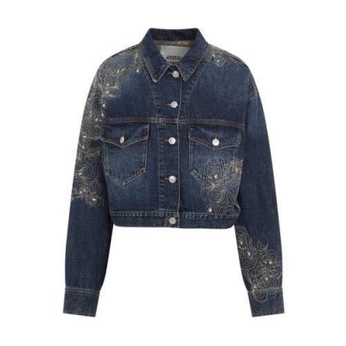 Isabel Marant Denim Jackets Blue, Dam