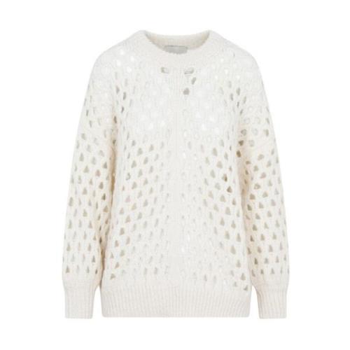 Isabel Marant Round-neck Knitwear Beige, Dam