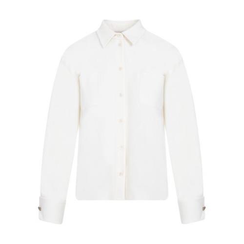 Max Mara Tirolo Skjortjacka i Vit White, Dam