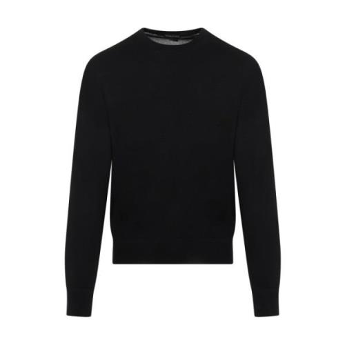 Tom Ford Cashmere-Silke Tröja i Svart Black, Herr