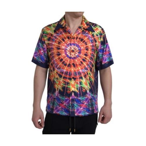 Dolce & Gabbana Short Sleeve Shirts Multicolor, Herr