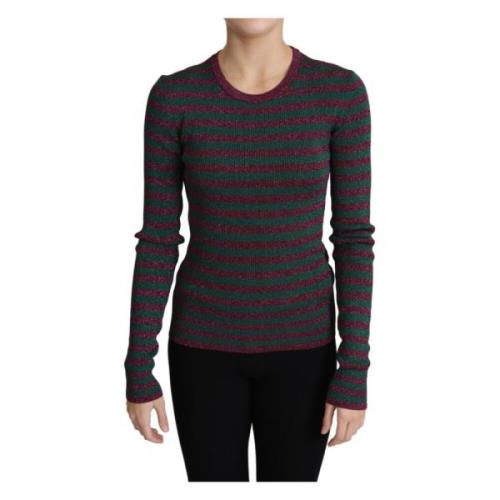 Dolce & Gabbana Round-neck Knitwear Multicolor, Dam